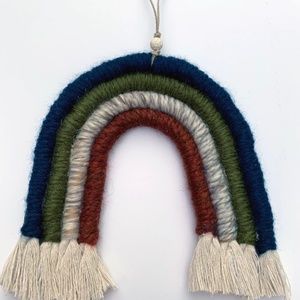 Macrame Rainbow Handmade Forest Neutral Colors Rainbow Baby Car Accessory Decor